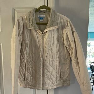 Columbia Women's Light Beige Quilted Jacket